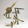 Wine accessories two corkscrews in brass and iron with two cork replacement tools 19th c longest 23