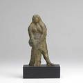 James kearns untitled standing female nude and seated woman ca 1963 two bronzes on black wood bases signed one dated larger 9 x 6 12 x 3 14