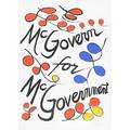 Alexander calder mcgovern for mcgovernment 1972 screenprint in colors signed and numbered 30 x 23 sheet