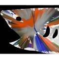 Damien hirst british b 1965 spin painting shark 2009 acrylic on paper signed in marker damien hirst and dated on stamp on verso 19 12 x 26 irregular provenance private collection n