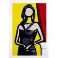 Julian opie british b 1958 antonia 2011 inkjet dry mounted to aluminum framed signed and numbered 1240 41 x 26 12 sight provenance barbara krakow gallery boston label on verso a