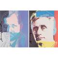 Andy warhol american 19281987 ten portraits of jews of the twentieth century 1980 ten offset lithographs in color framed separately each signed 6 34 x 5 14 sight each publisher the
