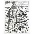 Raymond pettibon american b 1957 untitled nearer and nearer as he felt to where he should see ships burncross and have done with it you are safeand i am desolate 1987 ink on paper fram
