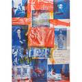 Robert rauschenberg american 19252008 three works of art centennial certificate metropolitan museum of art 1970 offset lithograph in colors 39 x 25 12 sheet  two works from currents 1