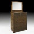 L  jg stickley onondaga shops tall chest of drawers with mirror fayetteville ny ca 1903 unmarked 76 x 40 x 20 12 to top 47