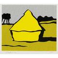 Roy lichtenstein american 19231997 haystack 1969 screenprint in colors framed signed dated and numbered 185250 17 78 x 24 14 sight publisher gabriele mazzotta editore milan lite