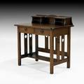 Stickley brothers writing desk no 171 grand rapids mi ca 1905 unsigned 36 12 x 36 x 23