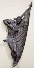 Spanish Bronze Wall Sculpture