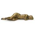 Lucy currier richards american early 20th cuntitled reclining nude bronze signed l richards 7 long provenance the eileen and marvin reingold collection
