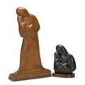 Simon moselsio american 18901964two works of art untitled madonna and child 1926 carved wood signed and dated s moselsio1926 18 high untitled mother and child wood signed s mose