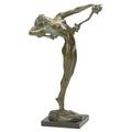 Harriet whitney frishmuth american 1880  1980the vine 1921 bronze signed and dated harriet w frishmuth c 1921 stamped roman bronze works inc ny 12 18 high with base provenance