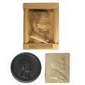 Plaques  medallions of abraham lincolnjoseph kratina czechamerican bronze signed 5 18 x 3 12 william vollmer carved marble ca 1880 signed 10 78 x 8 12 x 1 m peinlich austrian
