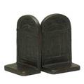 Frederick ziegler american b 1886doors bronze bookends pair signed c ff ziegler and numbered with foundry mark gorham co founders 0526 28 4 12 x 7 each provenance the eileen