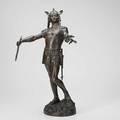 Andre laoust french 18431924 bronze sculpture of hermes 1888 signed and dated 25 12 x 21 x 11