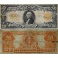 Us currency eight include 1922 50 gold certificate 1922 star 20 gold certificate 2 1922 10 gold certificates 1902 wilkes barre 10 national note etc