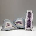 Amethyst three geodes tallest 16