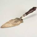 Sheffield silver fish servercake trowel in the greek revival neoclassical style with rosewood handle maker mark ww harrison  co 1866 56 ot includes handle