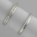 Diamond eternity band and guard ring 19201935 eternity band diamonds approx 50 ct tw size 5 12 chased guard size 5 34 both platinum 31 dwt 49 gs gw