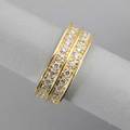 Gentlemans diamond 18k yellow gold eternity band fiftyeight fine circular brilliant cut diamonds approx 232 cts tw 78 dwt 121 gs size 12 12 note this lot is being sold to benefit man