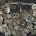 Love tokens and coin jewelry at least 146 incised 19th c love tokens plus other coin related charms or jewelry charm bracelet deeply impressed lady liberties and kennedys etc