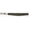 Leather money belt with applied central american coins and horseshoeshaped clasp ca 1900 4 x 29