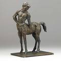 Bronze sculpture depicting a centaur 20th c signed rocchi 57 14 12 x 10 x 7
