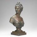 Bronze bust depicting diana 20th c 18 12 x 10 12 x 6 12