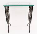 Cast Iron Modern Side or Ocassional Table