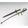 American military swords two ames m1855 artillery short swords and a francis bannerman parade sword 1910 both marked longer 37 12