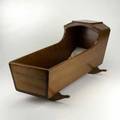 Dolls cradle primitive pine 19th20th c unmarked 14 x 31 x 11