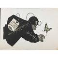 Gregonio prestopino american 19071984 lunar moth print signed 2782 sheet 36 x 26