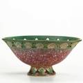 Roseville ferella centerpiece bowl unmarked 5 12 x 12 34 x 7 14
