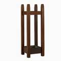 Gustav stickley tapered post umbrella stand no 54 complete with copper drip pan unmarked 33 12 x 11 12 sq