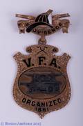 Vintage RI Fire Department Suspension Badge