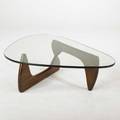 Isamu noguchi herman miller coffee table model in50 usa 1990s birch and glass unmarked 16 x 50 14 x 36