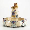 After michael powolny centerpiece bowl with putti and flowers austria ca 1905 impressed makers mark 12 12 x 12 12