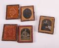 Tintype Ferrotype Antique Photographs Three 3