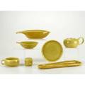 Russel wright ceramics approximately 64 pieces of chartreuse dinnerware all marked dinner plates 10 dia