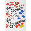 Alexander calder mcgovern for mcgovernment 1972 screenprint signed calder and mcgovern 183200 30 x 23 sheet