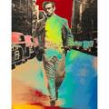 Six prints  posters steve kaufman american b1960 digital print on canvas prince of the city james dean signed and numbered 36 x 28 12 five exhibition posters and prints including ra