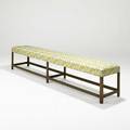 Edward wormley dunbar long bench usa 1950s ash upholstery unmarked 17 12 x 86 12 x 16 14
