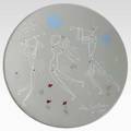 Jean cocteau decorated ceramic plate with musicians france 1958 plate signed and dated verso signed edition originale de jean cocteau atelier madeline jolly 1450 10 34 dia