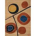 After alexander calder bon art jute fiber tapestry sun nicaragua 1974 embroidered ca 74 cloth label edition 91100 certificate of authenticity 68 x 50