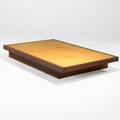 George nakashima nakashima studios sitespecific custom platform bed new hope pa walnut plywood unmarked 10 x 74 14 x 48