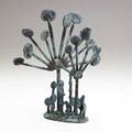 Klaus ihlenfeld patinated bronze sculpture spoon plant berks county pa ca 2010 provenance the artist stamped ki 11 x 8 x 8