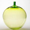 Ingeborg lundin orrefors large chartreuse glass apple vase sweden 1957 signed expo d3257 orrefors ingeborg lundin 15 14 x 12