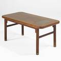 Finn juhl niels vodder attr coffee table denmark 1950s teak brass 19 34 x 43 14 x 21 12