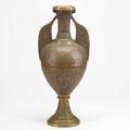 Tiffany and co patinated bronze alhambra decorative vase form new york ca 1915 stamped tiffany  co 21 14 x 9