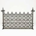 Finnegan  janson fine wroughtiron firescreen philadelphia 1924 provenance property of a private collector delaware signed and dated 33 x 50
