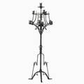 Samuel yellin important massive wroughtiron floor candelabrum philadelphia 1920s provenance gift to present owner from clare yellin collection of peter renzetti publication jack andrews sa